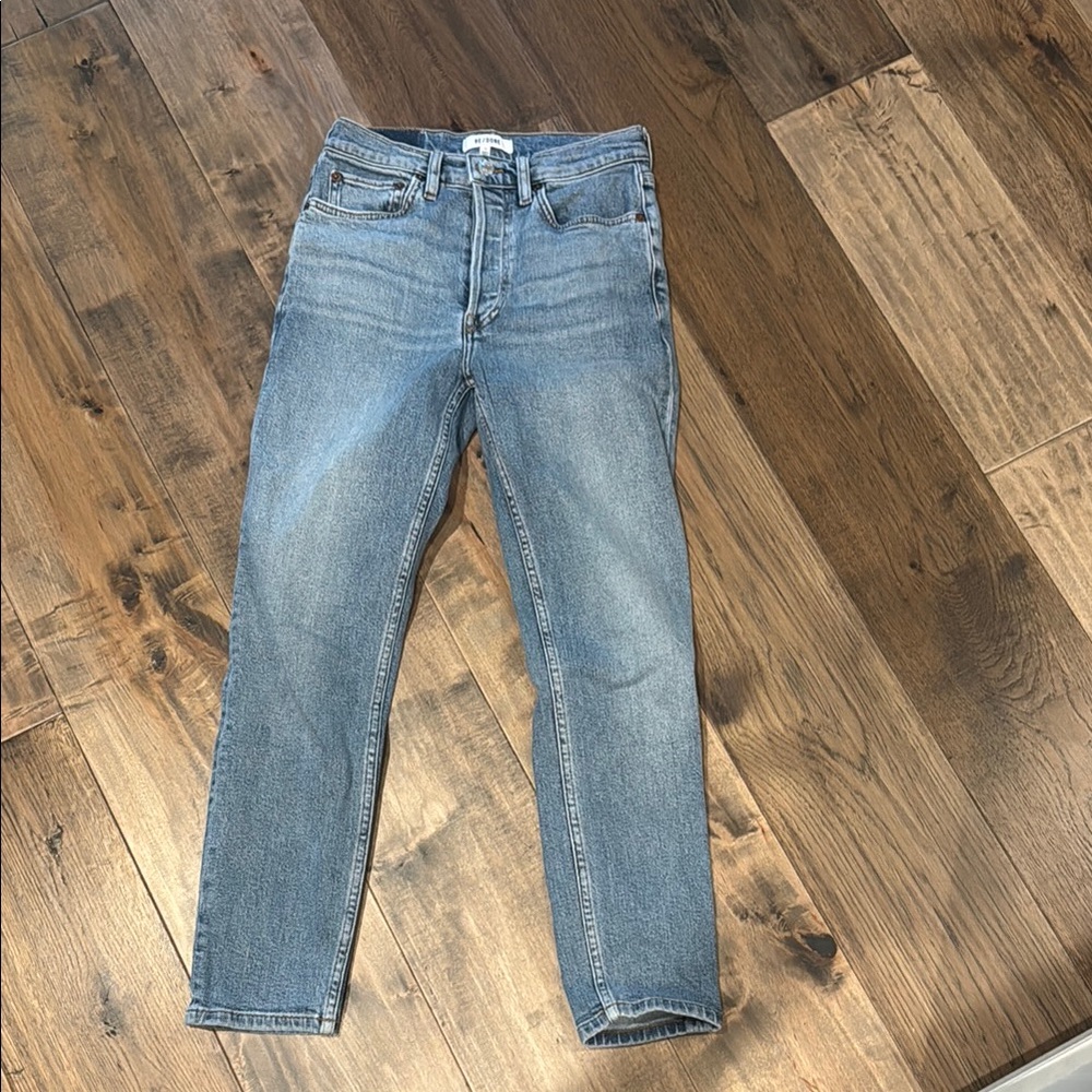 Re/Done Light Blue Denim Jeans